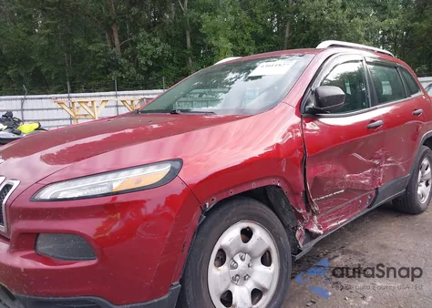 2015 Jeep Cherokee Sport from USA, damaged, VIN 1C4PJMAS4FW736576